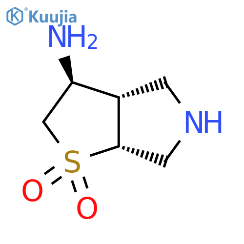 rac-(3R,3aR,6aS)-3-amino-hexahydro-2H-1lambda6-thieno2,3-cpyrrole-1,1-dione structure