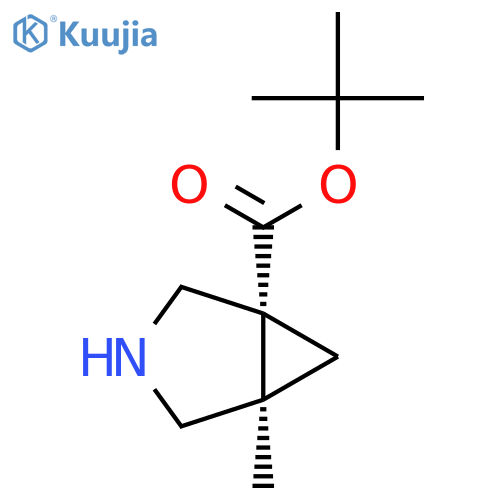 rac-tert-butyl (1R,5R)-5-methyl-3-azabicyclo3.1.0hexane-1-carboxylate structure