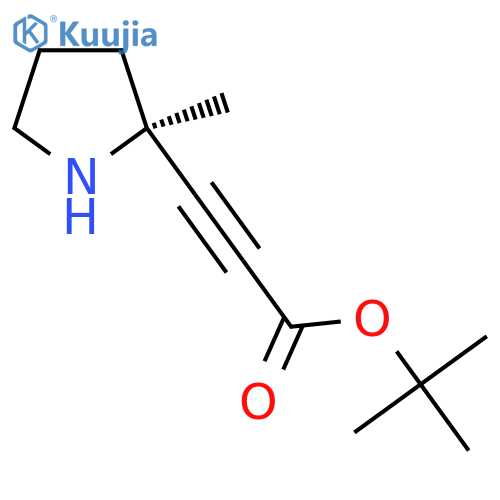 tert-butyl 3-(2S)-2-methylpyrrolidin-2-ylprop-2-ynoate structure