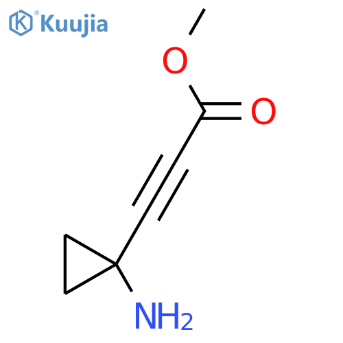 Methyl 3-(1-aminocyclopropyl)prop-2-ynoate structure