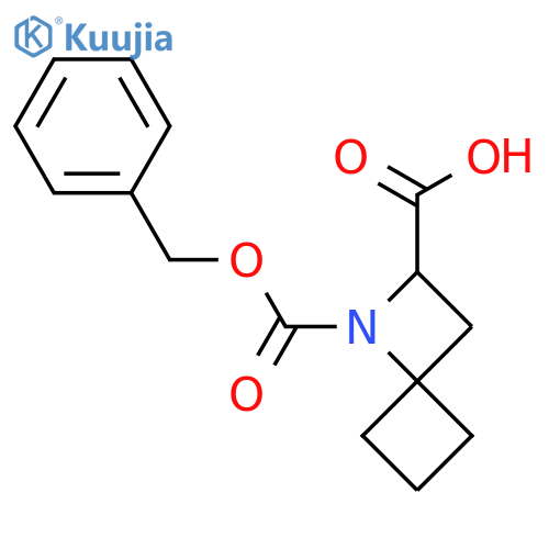 1-(benzyloxy)carbonyl-1-azaspiro3.3heptane-2-carboxylic acid structure
