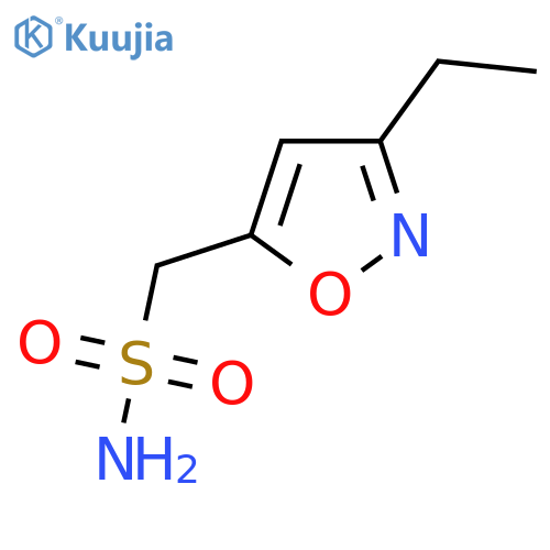 (3-Ethyl-1,2-oxazol-5-yl)methanesulfonamide structure