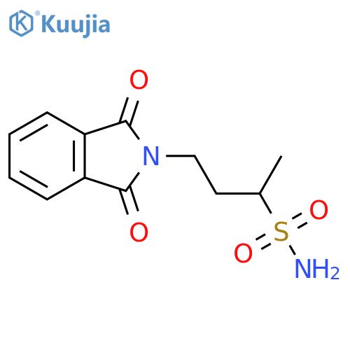4-(1,3-dioxo-2,3-dihydro-1H-isoindol-2-yl)butane-2-sulfonamide structure