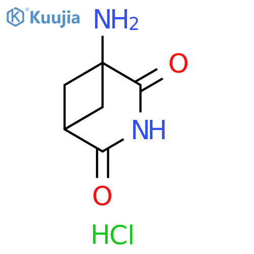 1-amino-3-azabicyclo3.1.1heptane-2,4-dione hydrochloride structure