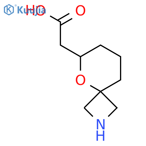 2-{5-oxa-2-azaspiro3.5nonan-6-yl}acetic acid structure