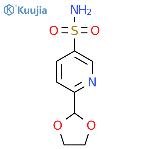 6-(1,3-Dioxolan-2-yl)pyridine-3-sulfonamide structure