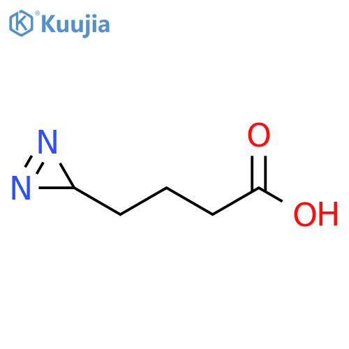 4-(3H-diazirin-3-yl)butanoic acid structure