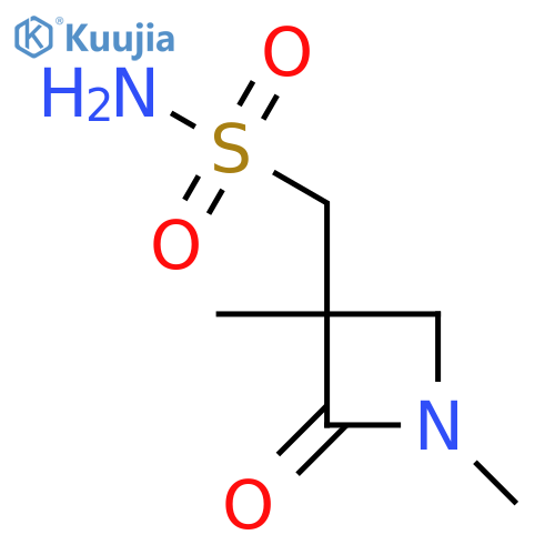 (1,3-Dimethyl-2-oxoazetidin-3-yl)methanesulfonamide structure
