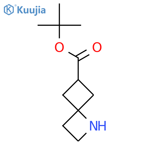 Tert-butyl 1-azaspiro[3.3]heptane-6-carboxylate structure