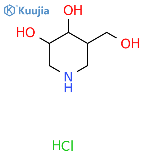 Afegostat (hydrochloride) structure