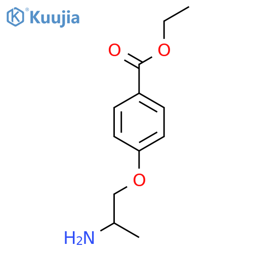 Ethyl 4-(2-aminopropoxy)benzoate structure