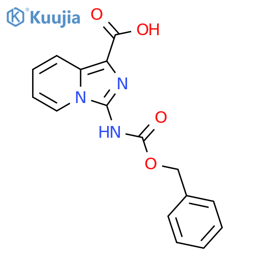 3-{(benzyloxy)carbonylamino}imidazo1,5-apyridine-1-carboxylic acid structure