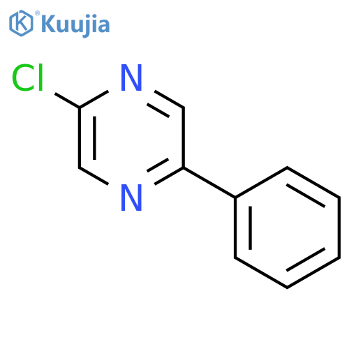 2-chloro-5-phenylpyrazine structure