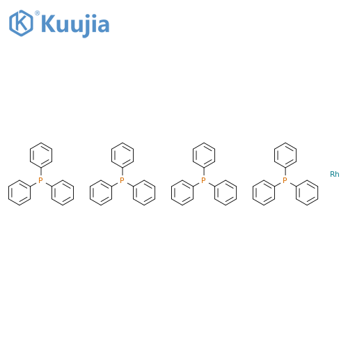 Rhodium, tetrakis(triphenylphosphine)- structure