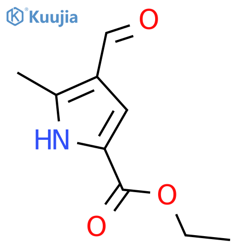 4-formyl-5-methyl-1H-Pyrrole-2-carboxylic acid ethyl ester structure
