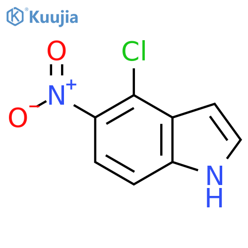 4-Chloro-5-nitro-1H-indole structure