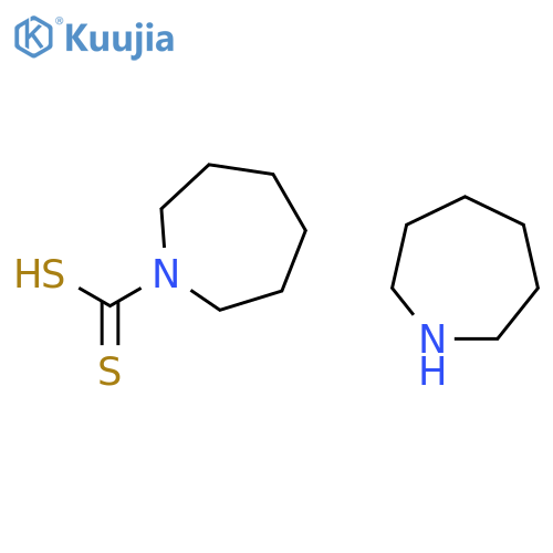 Hexahydro-1H-azepine-1-carbodithioic acid, compd. with hexahydro-1H-azepine (1:1) structure