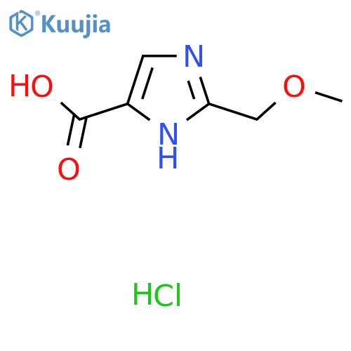 2-(Methoxymethyl)-1h-imidazole-4-carboxylic acid hydrochloride structure
