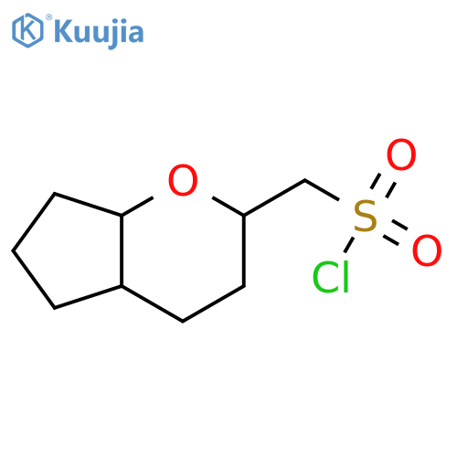 {octahydrocyclopentabpyran-2-yl}methanesulfonyl chloride, Mixture of diastereomers structure