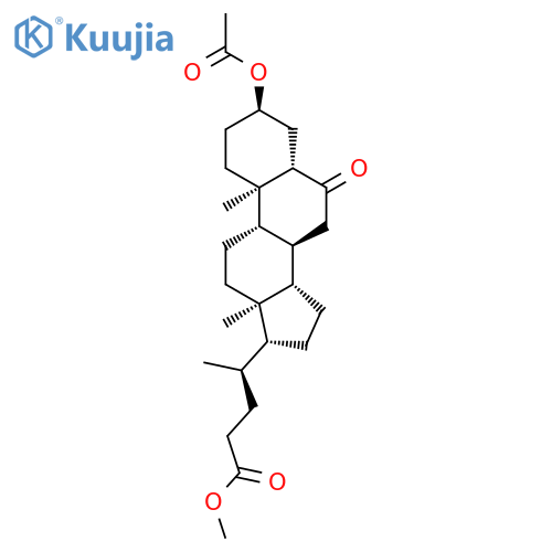 3-ALPHA-HYDROXY-6-OXO-5-ALPHA-CHOLAN-24-OIC ACID METHYL ESTER 3-ACETATE structure