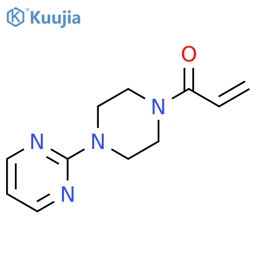 2-Propen-1-one, 1-[4-(2-pyrimidinyl)-1-piperazinyl]- structure