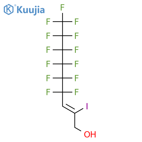 (Z)-4,4,5,5,6,6,7,7,8,8,9,9,9-Tridecafluoro-2-iodo-non-2-en-1-ol structure