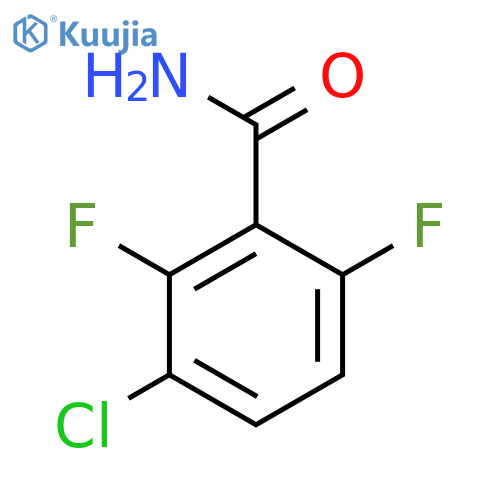 3-Chloro-2,6-difluorobenzamide structure