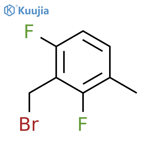 2,6-Difluoro-3-methylbenzyl bromide structure