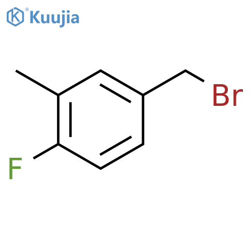 4-Fluoro-3-methylbenzyl bromide structure