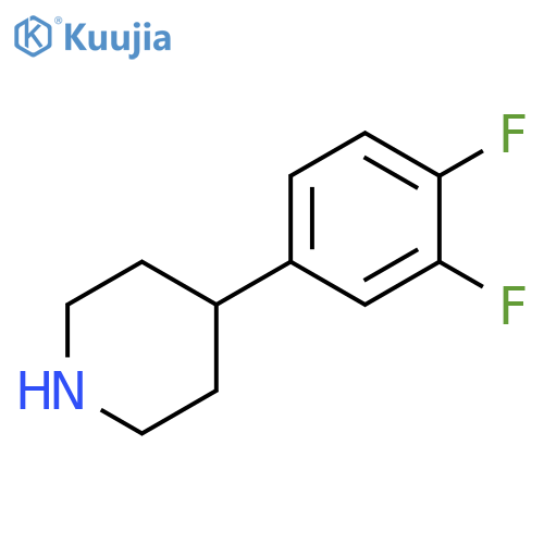 4-(3,4-difluorophenyl)piperidine structure
