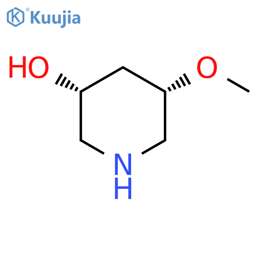 (3R,5S)-5-methoxypiperidin-3-ol structure