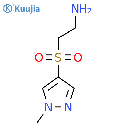 2-(1-methyl-1H-pyrazol-4-yl)sulfonylethan-1-amine structure