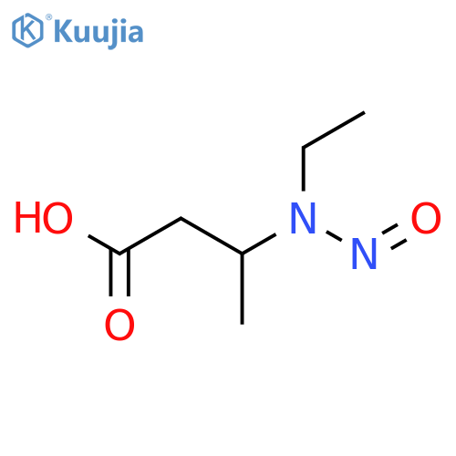 3-ethyl(nitroso)aminobutanoic acid structure
