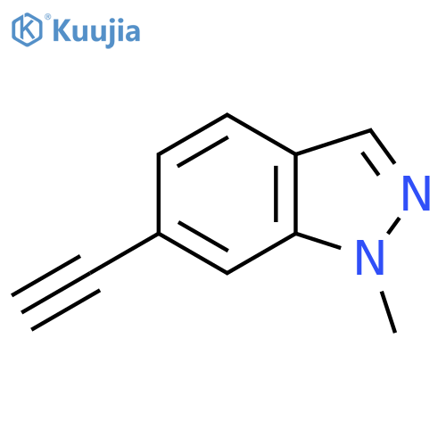 6-ethynyl-1-methyl-1H-indazole structure