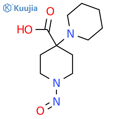 1'-nitroso-1,4'-bipiperidine-4'-carboxylic acid structure