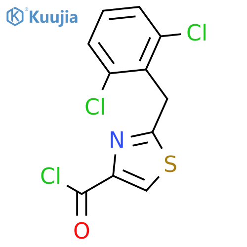 2-(2,6-Dichlorobenzyl)-1,3-thiazole-4-carbonyl chloride structure