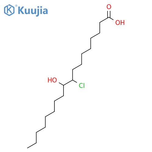 Octadecanoic acid,9-chloro-10-hydroxy- structure
