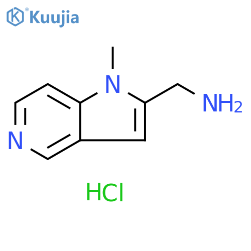 1-{1-methyl-1H-pyrrolo3,2-cpyridin-2-yl}methanamine dihydrochloride structure