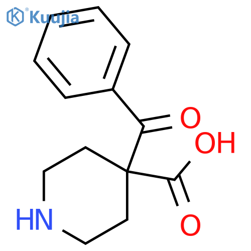 4-benzoylpiperidine-4-carboxylic acid structure