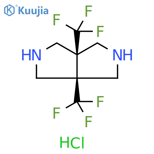rac-(3as,6as)-3a,6a-bis(trifluoromethyl)-octahydropyrrolo3,4-cpyrrole dihydrochloride, cis structure