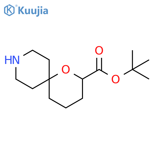 tert-butyl 1-oxa-9-azaspiro5.5undecane-2-carboxylate structure