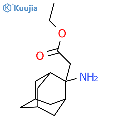 Ethyl 2-(2-aminoadamantan-2-yl)acetate structure