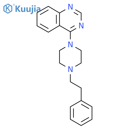 4-[4-(2-Phenylethyl)piperazin-1-yl]quinazoline structure