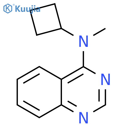 N-cyclobutyl-N-methylquinazolin-4-amine structure