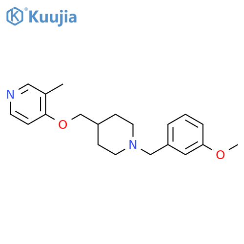 4-({1-[(3-methoxyphenyl)methyl]piperidin-4-yl}methoxy)-3-methylpyridine structure