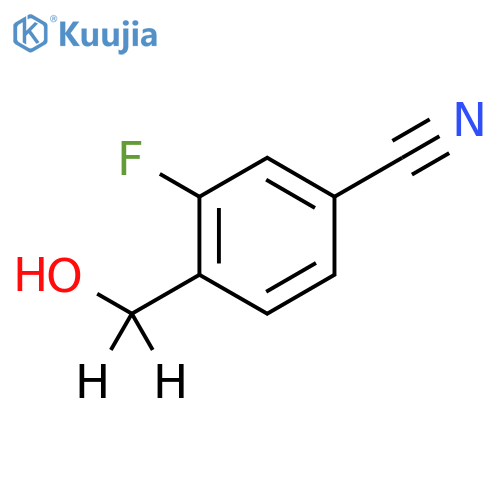 3-Fluoro-4-(hydroxymethyl)benzonitrile-d2 structure