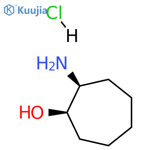 (1R,2S)-2-Amino-cycloheptanol hydrochloride structure