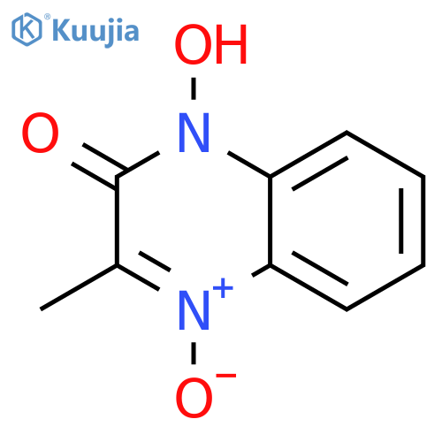 2(1H)-Quinoxalinone,1-hydroxy-3-methyl-, 4-oxide structure
