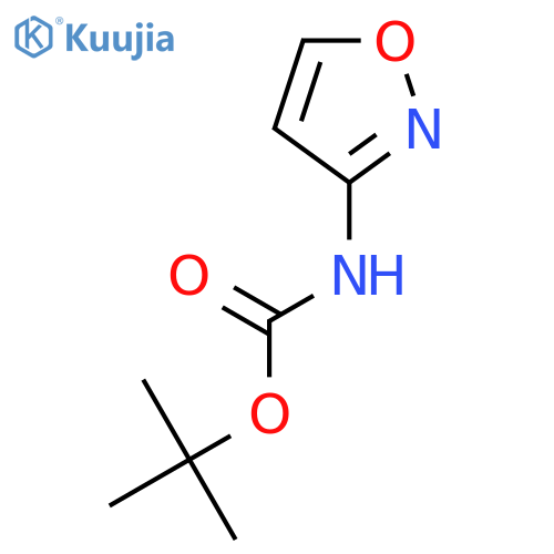 Isoxazol-3-ylcarbamic acid tert-butylester structure