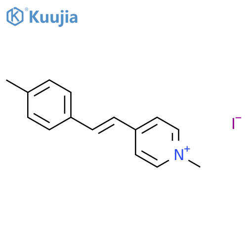 Pyridinium, 1-methyl-4-[2-(4-methylphenyl)ethenyl]-, iodide structure